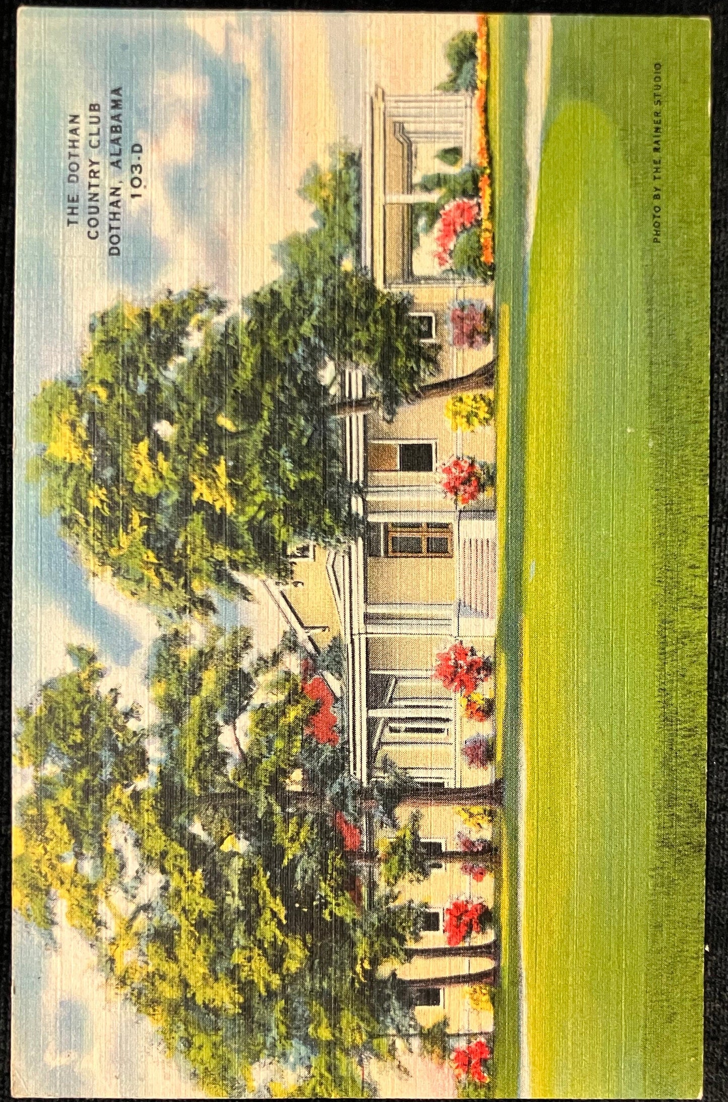 The Dothan Country Club Dothan, Alabama - Vintage Postcard