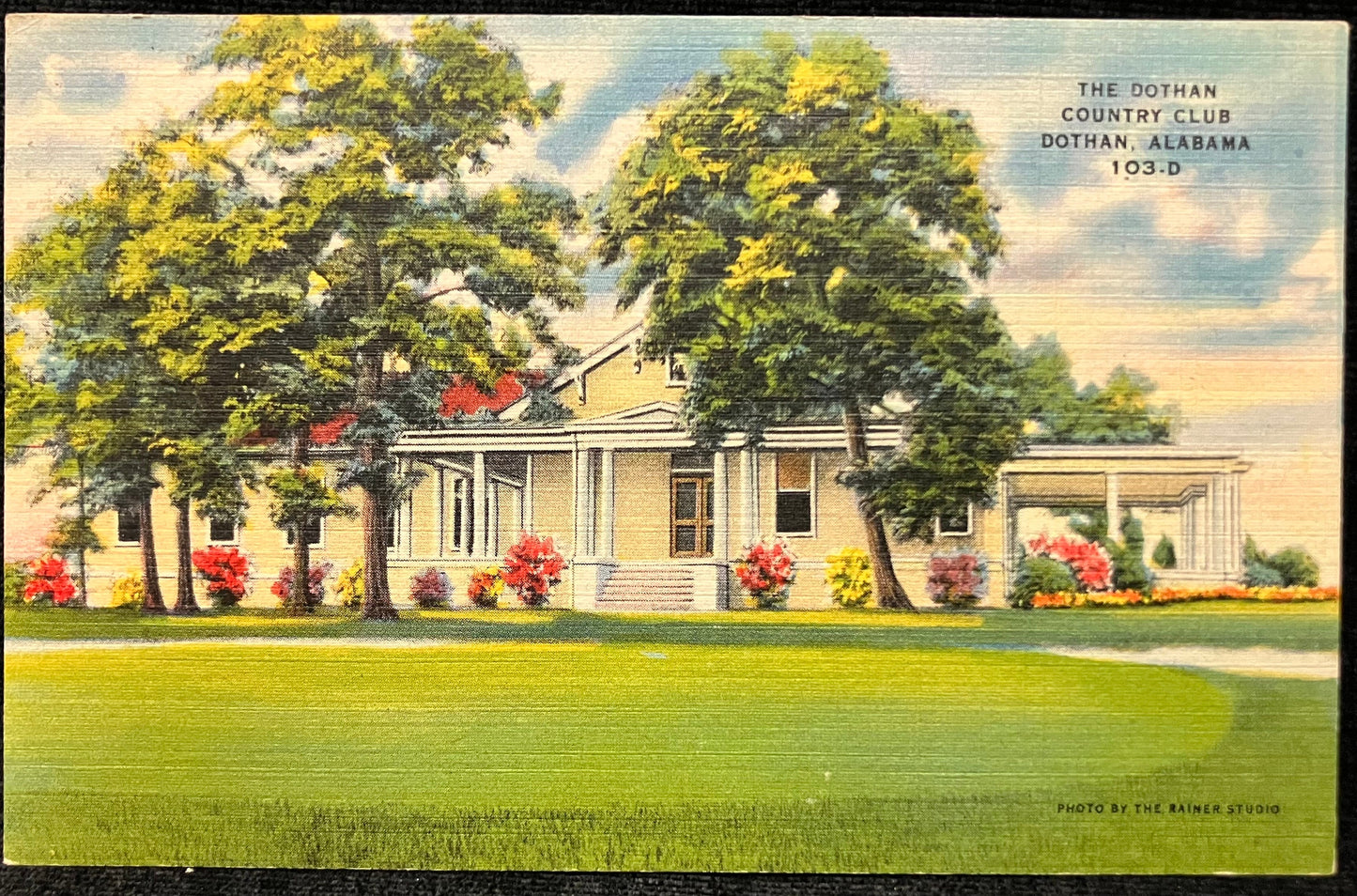 The Dothan Country Club Dothan, Alabama - Vintage Postcard