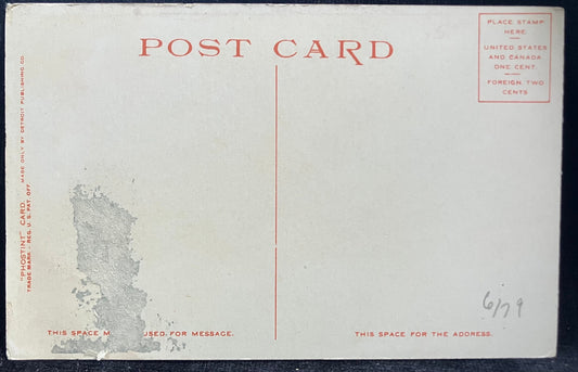 East River and Brooklyn Bridge, New York- Copr. Detroit Photographic Co. - Vintage Postcard