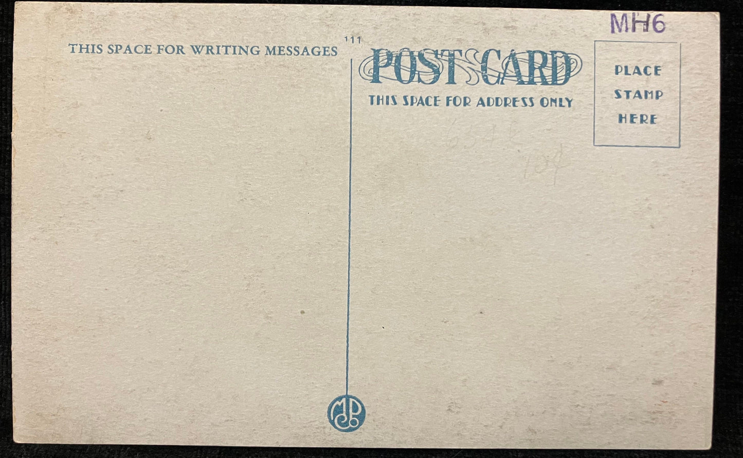 Aerial View of Lower Manhattan from East River Showing Brooklyn and Manhattan Bridges. - Vintage Postcard with hand tinted photo