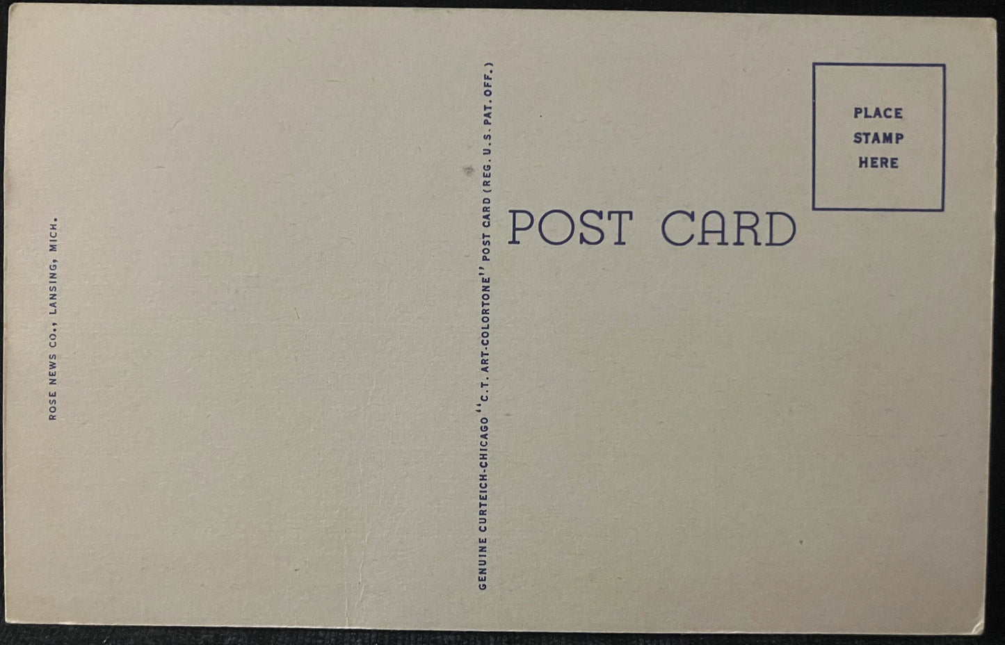 State Capitol, Lansing, Michigan - Vintage Postcard