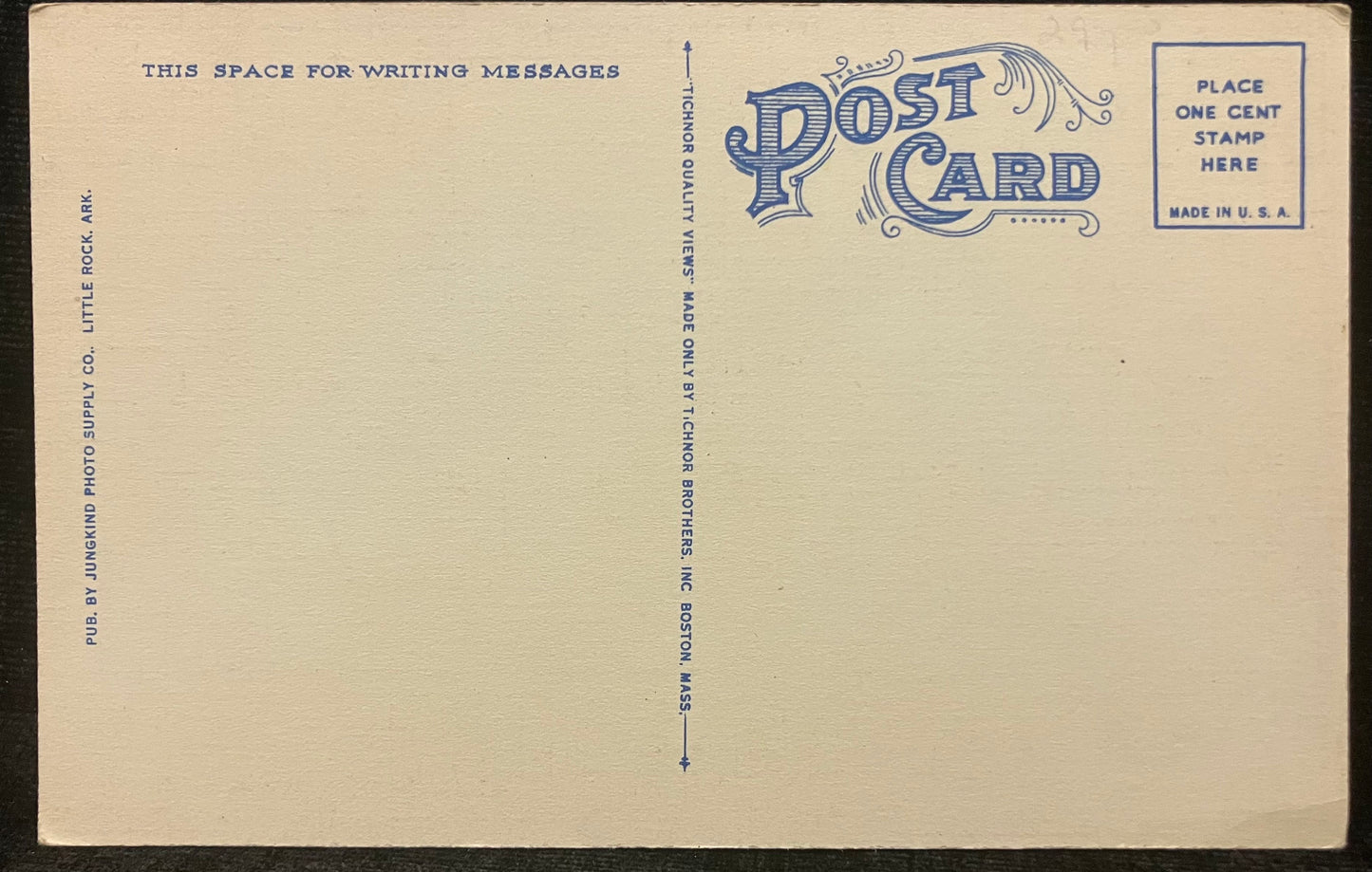 Museum of Fine Arts - City Park - Little Rock, Arkansas - 1940s Linen Postcard