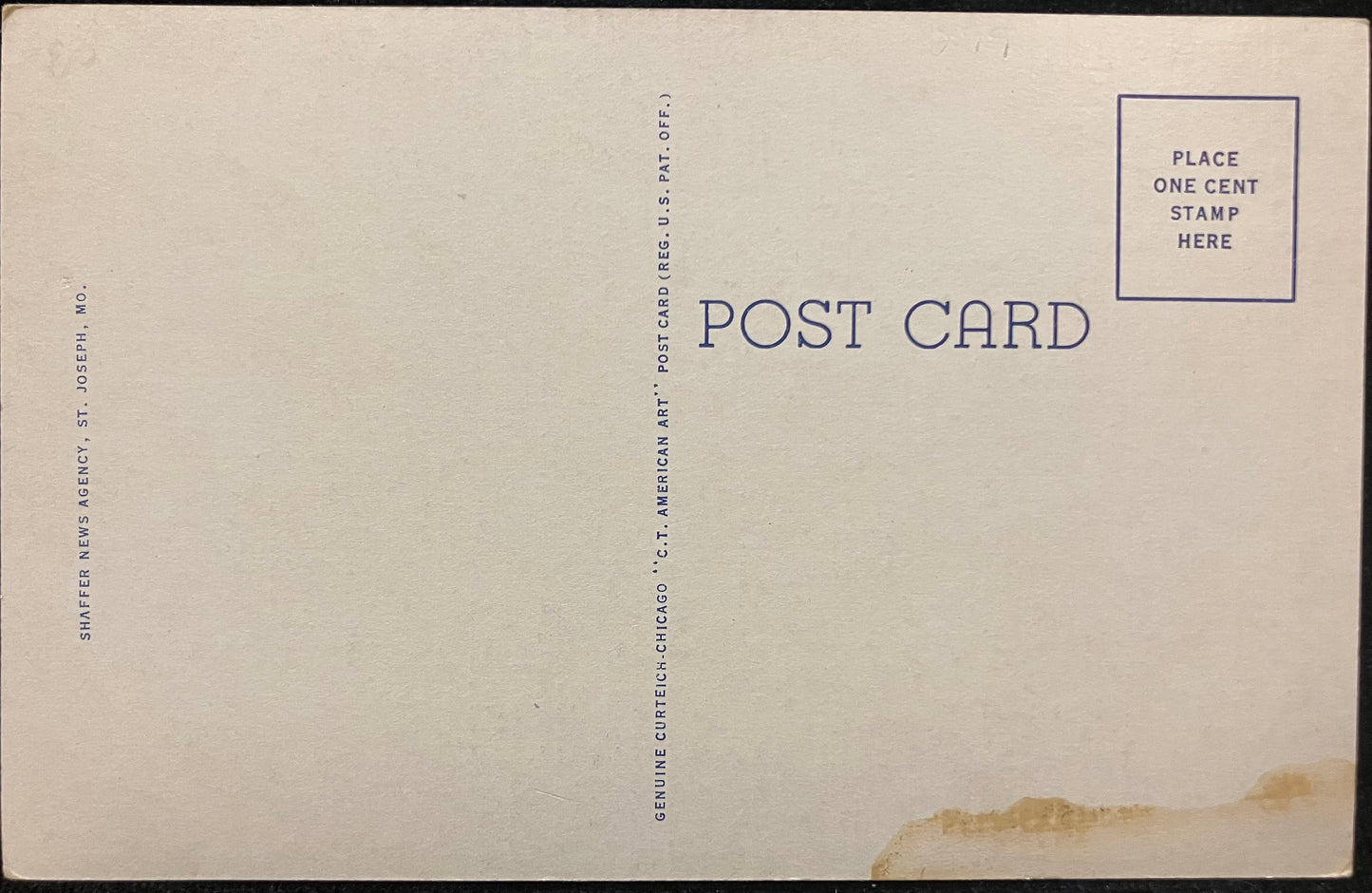 Home of Jesse James, St. Joseph, Missouri - Vintage Postcard
