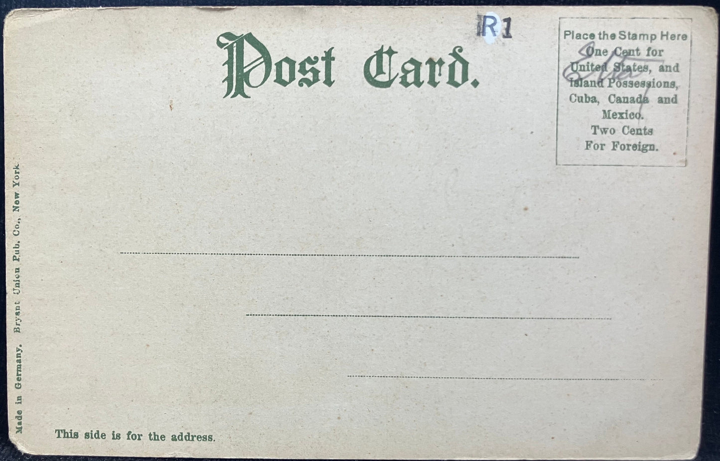 The Iron Bridge - Saugerties, N.Y. - Made in Germany - Pre 1906 Postcard