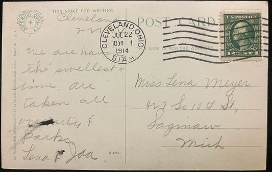 Garfield Monument, Cleveland, Ohio - Vintage Postcard