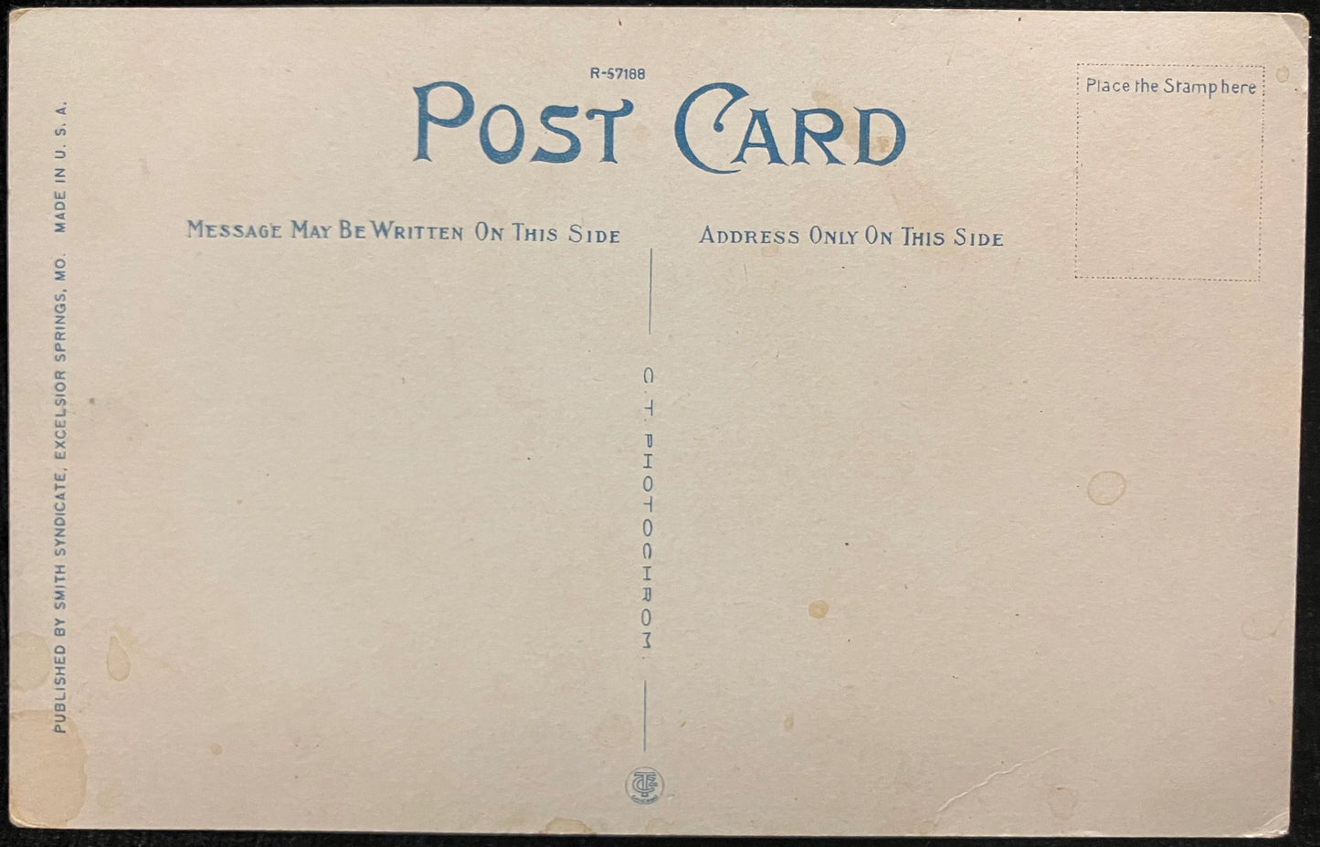 Hotel Snapp, Excelsior Springs, Missouri - Vintage Postcard