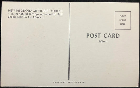 New Theodosia Methodist Church, Missouri - Vintage Postcard
