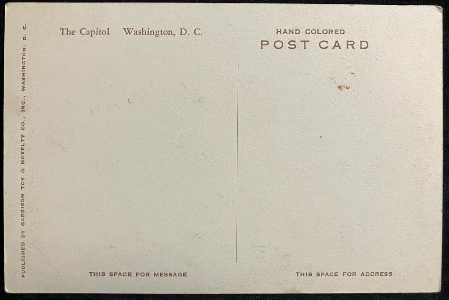 The Capitol - Washington D.C., Maryland - Vintage Postcard