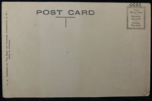 On front: The Old Covered Bridge, Perkinsville, Vt. On back: Blank Unmailed: Condition: Great with m