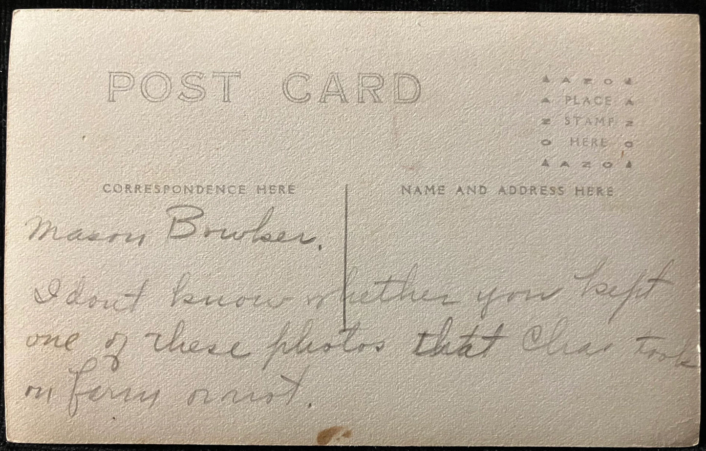 RPPC - Man Standing with Northern Pike - Sept. 6, 1911 - Vintage Fishing Postcard