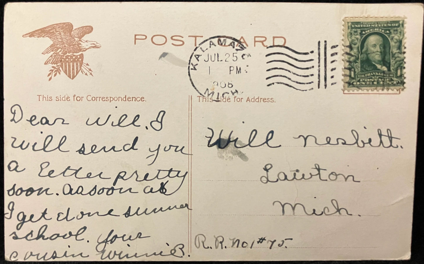 State Capitol, Lansing, Michigan - Vintage Postcard