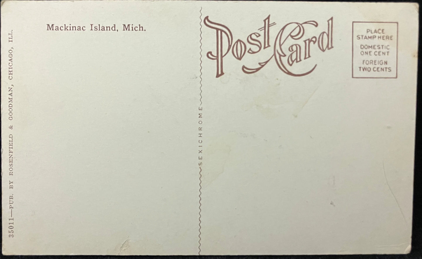 Grand Hotel, Mackinac Island, Michigan - Vintage Hotel Postcard