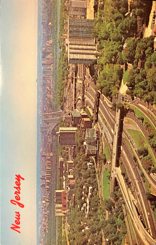 New Jersey - I-95 Crosses the Hudson from Bergen County to Manhattan, New York - Crossing the Hudson