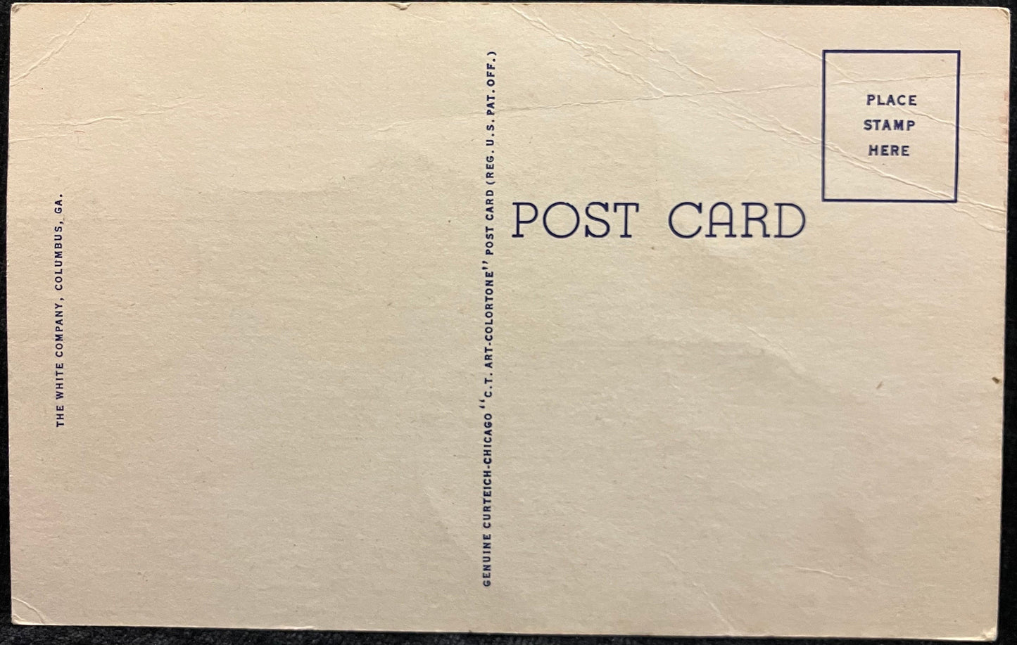 The Chapel, the Infantry School, Ft. Benning, Georgia - Vintage Military Church Postcard