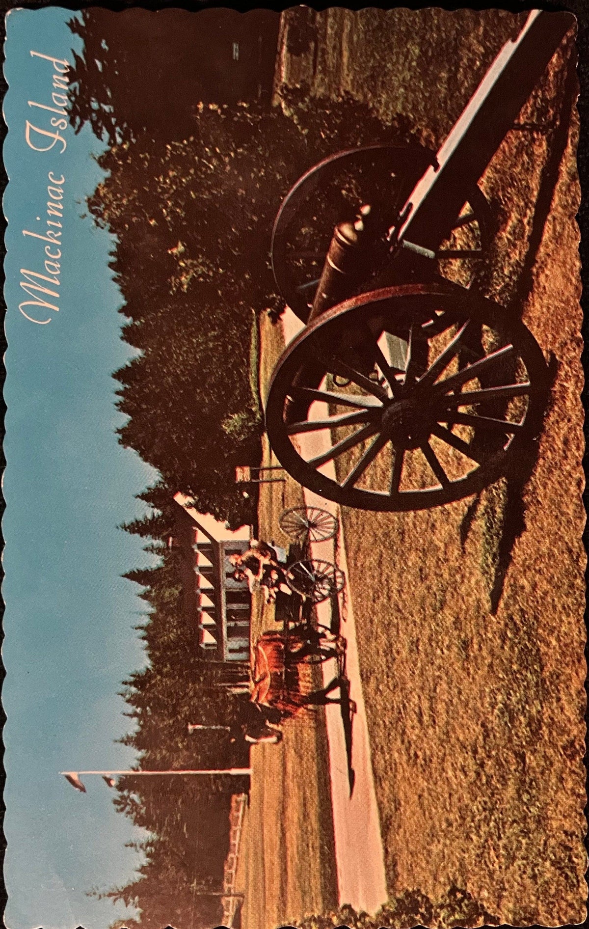 Mackinac Island, Michigan - Photo by Lucy Gridley - Vintage Michigan Postcard
