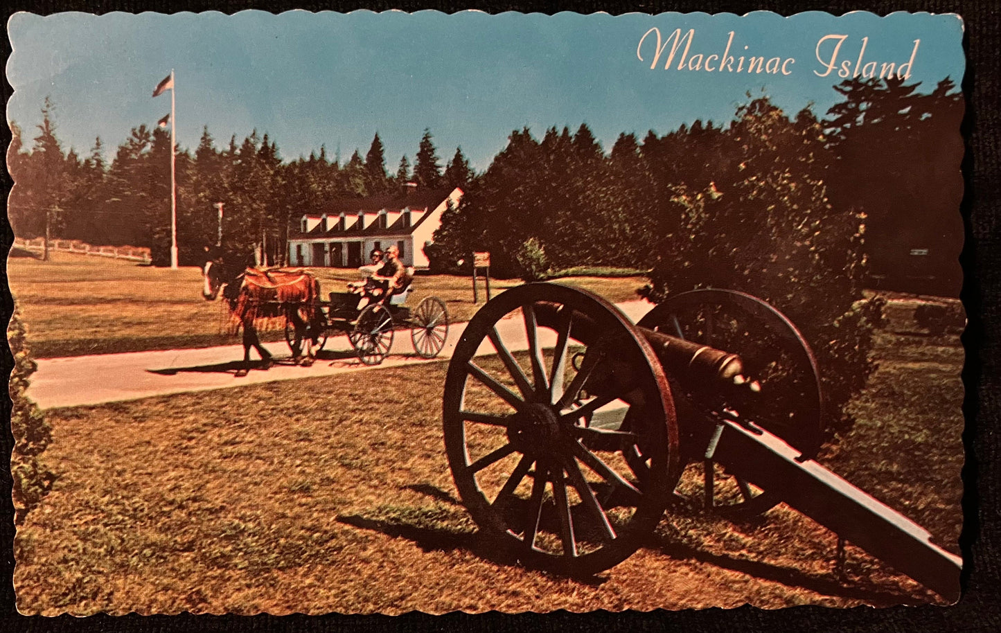 Mackinac Island, Michigan - Photo by Lucy Gridley - Vintage Michigan Postcard