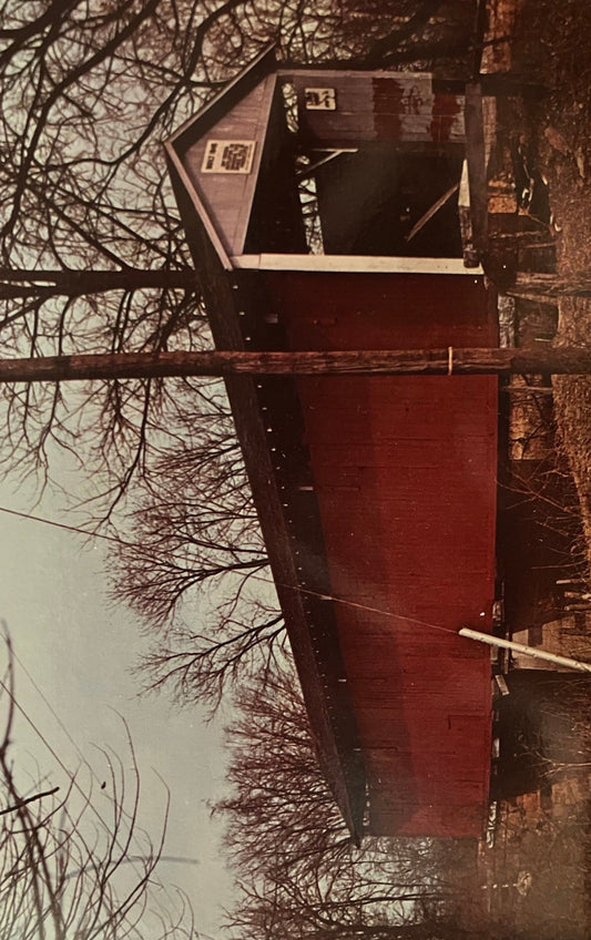 Honey Creek Bridge in Vigo County, Indiana - Photo by John V. Pontiere Jr. - Vintage Covered Bridge