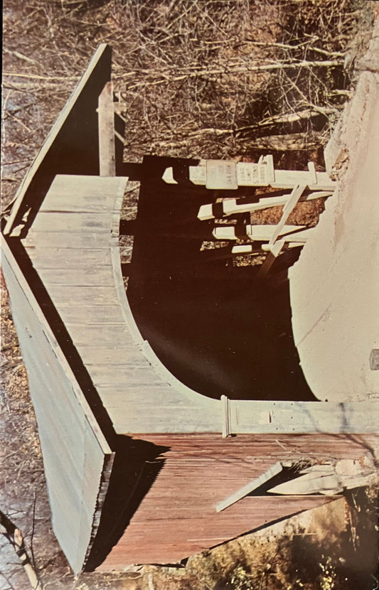 Nancy Jane Bridge in Monroe County, Indiana - Photo by George Gould - Vintage Covered Bridge Postcar