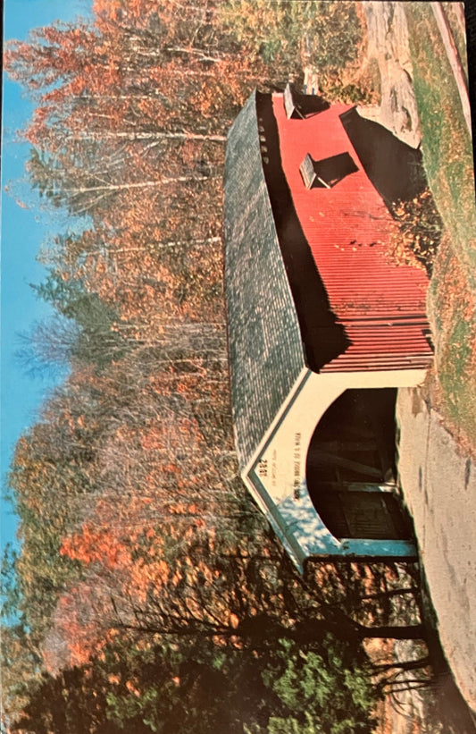 Narrows Bridge over Sugar Creek in Parke County, Indiana - Photo byMitchell - Vintage Covered Bridge