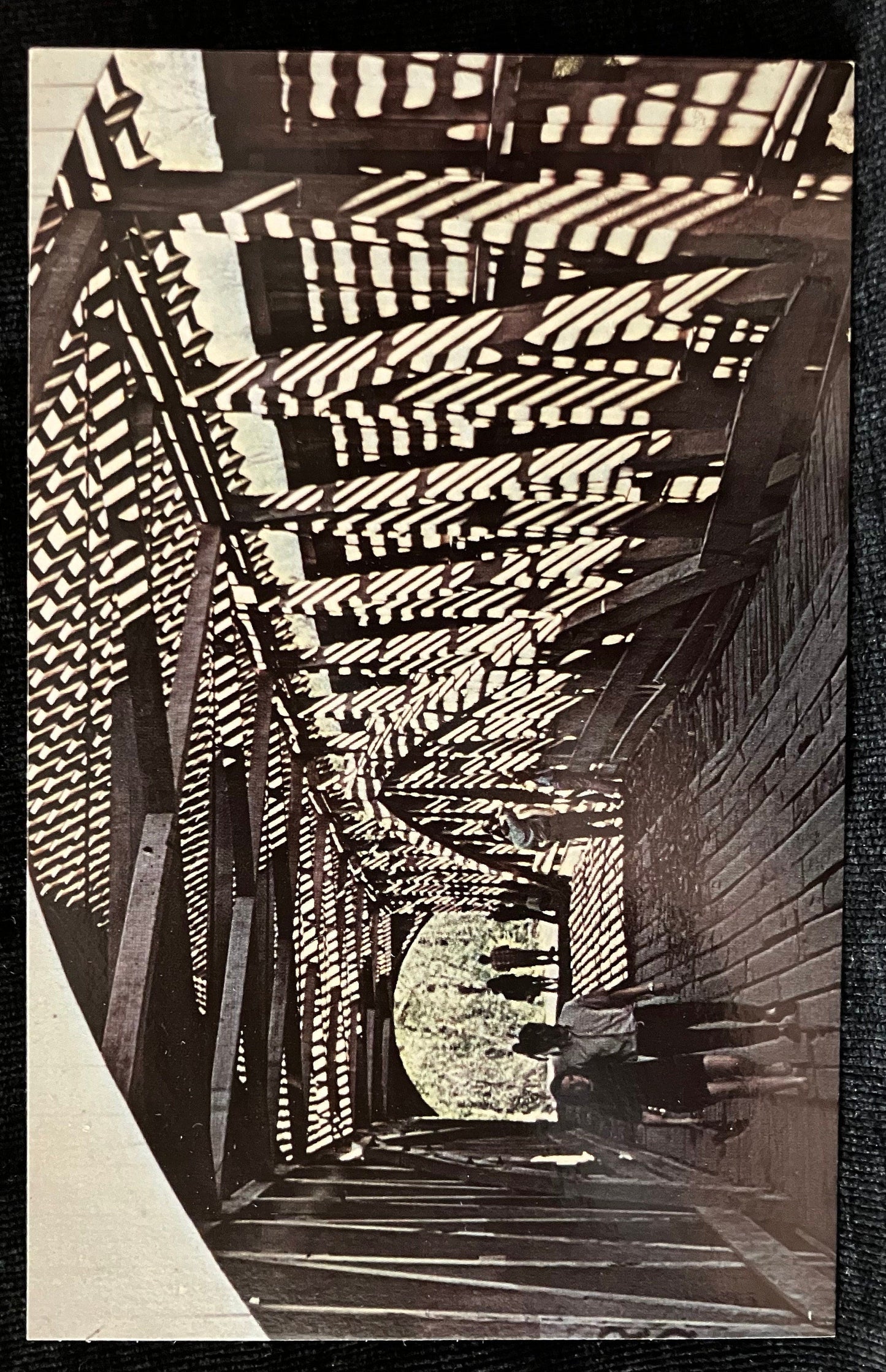 Narrows Bridge in Parke County, Indiana County, Indiana - Photo by Mitchell - Vintage Covered Bridge Postcard
