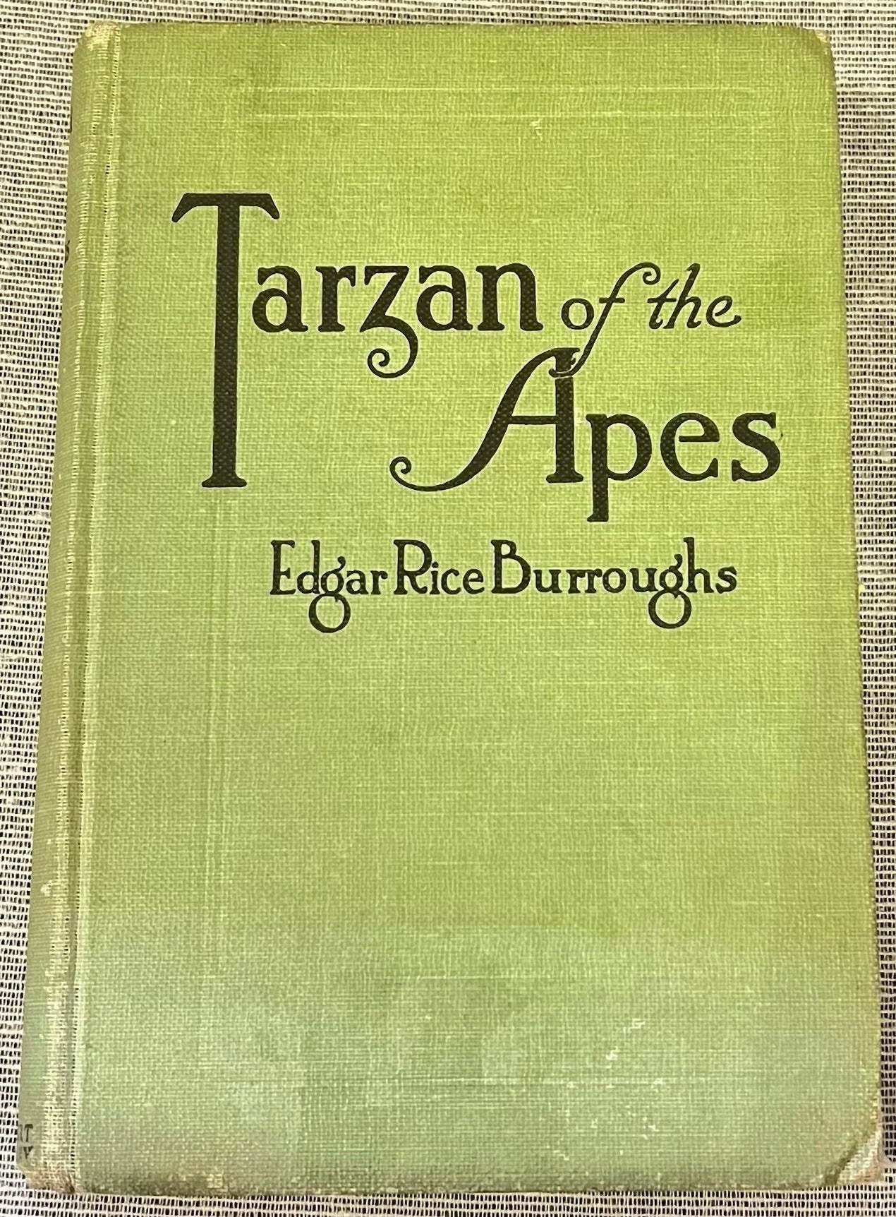 Tarzan of the Apes by Edgar Rice Burrows - Published June 1914, A.L Burt Co. Copyright A.C. McClurg & Co. -With Frontpiece