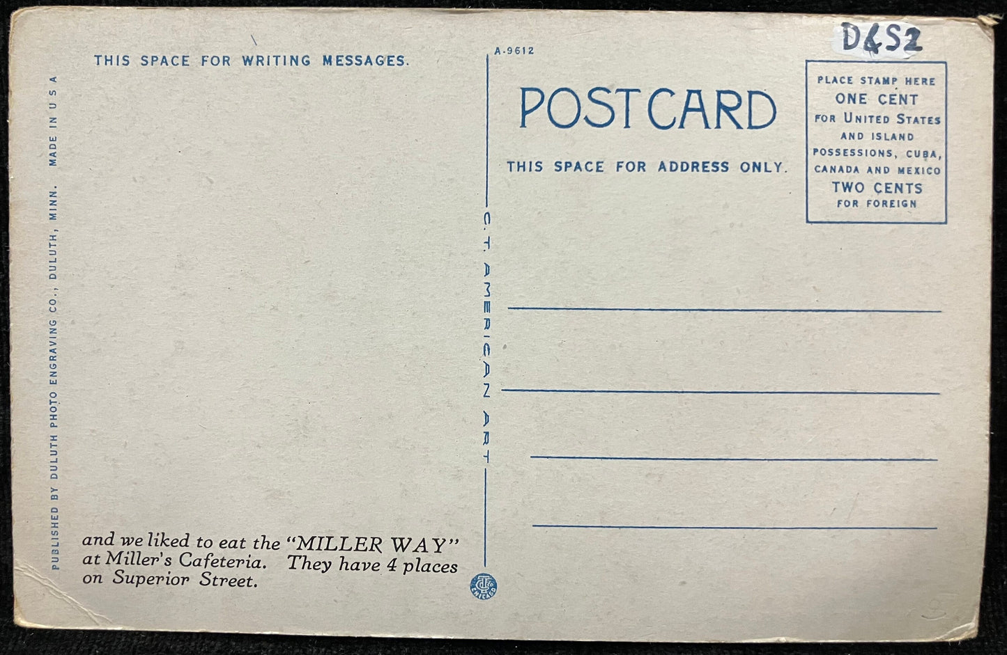 Interstate Bridge, Connecting Superior, Wisconsin and Duluth, Minnesota - Vintage Bridge Postcard