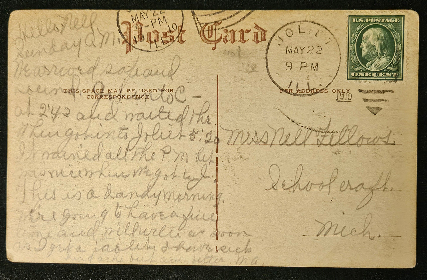 Valentine's Day "A Stop For Refreshments" - Postcard Drawing