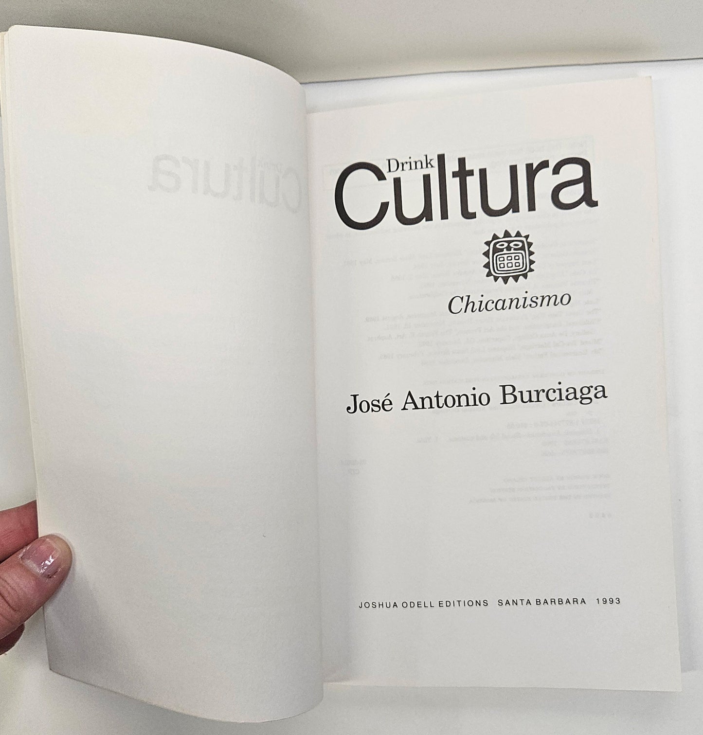 Drink Cultura Chicanismo By Jose Antonio Burciaga - Paperback Book