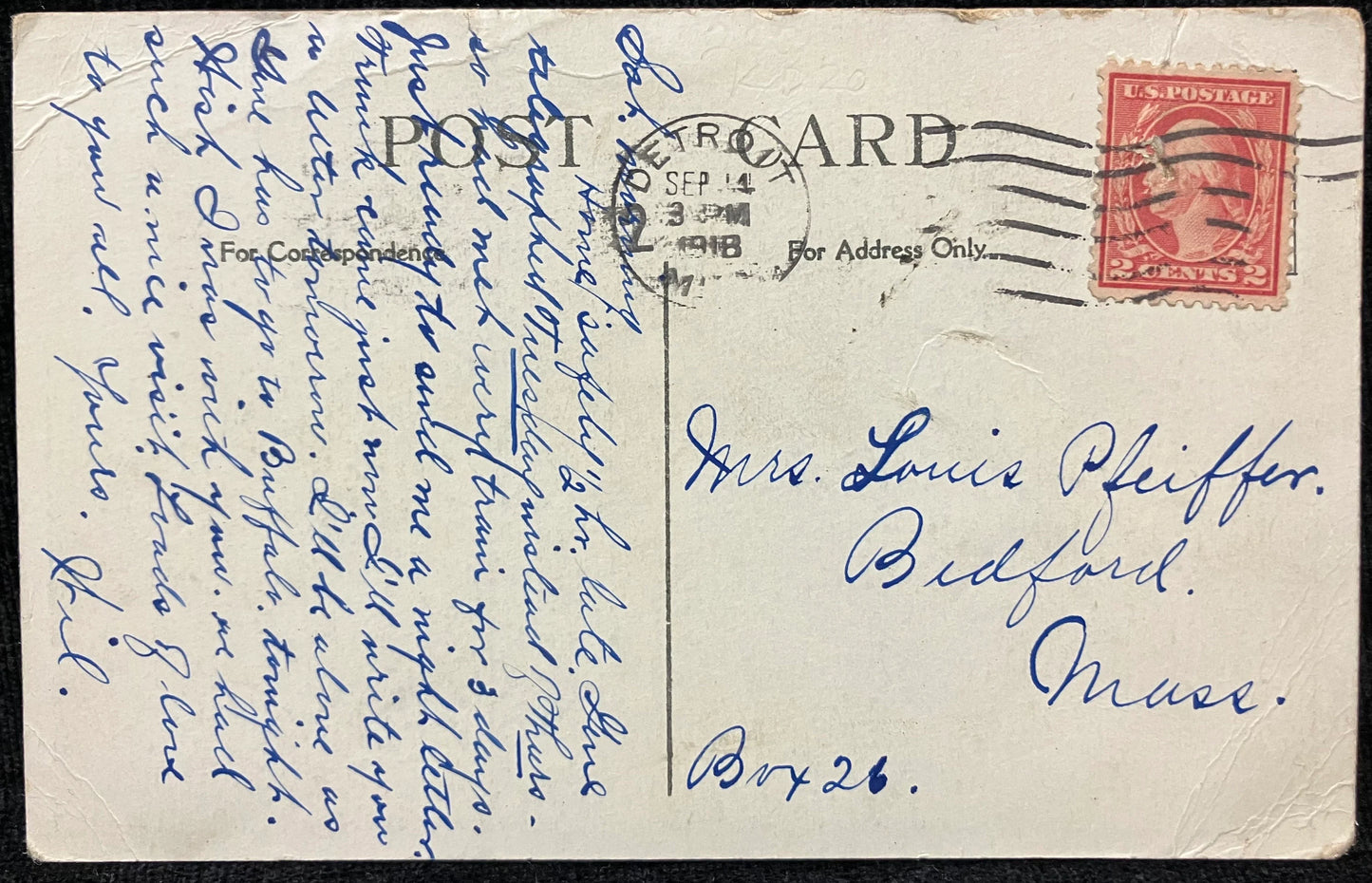 Detroit Athletic Club, Detroit, Michigan - Vintage Postcard