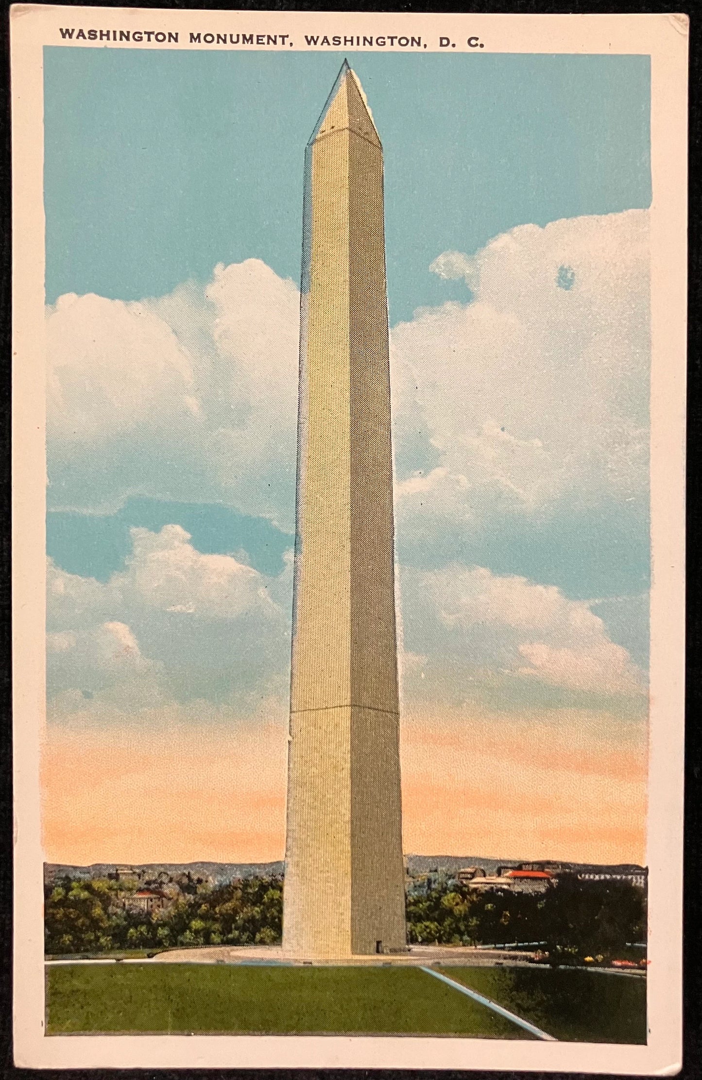 Washington Monument, Washington D.C., Maryland - Vintage Postcard