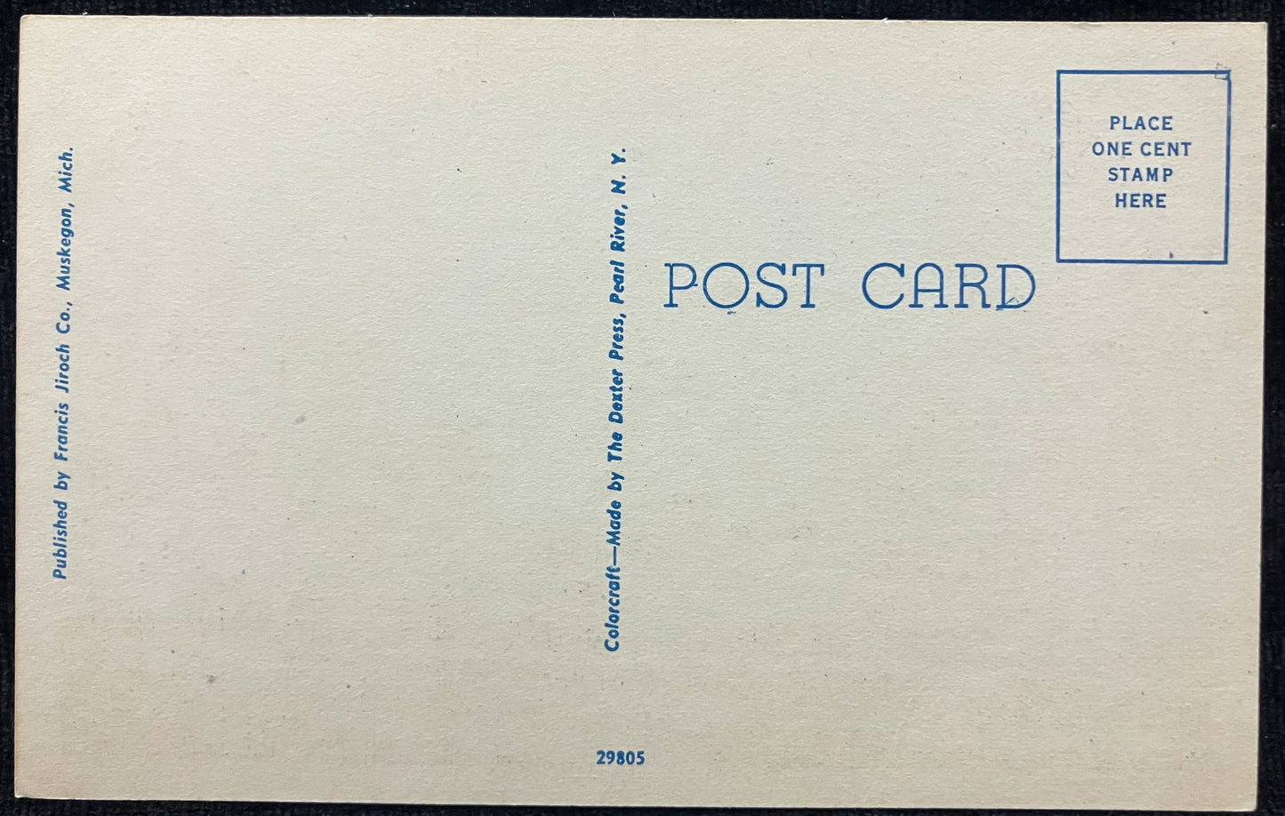 Yacht Club, Muskegon, Michigan - Vintage Yacht Postcard
