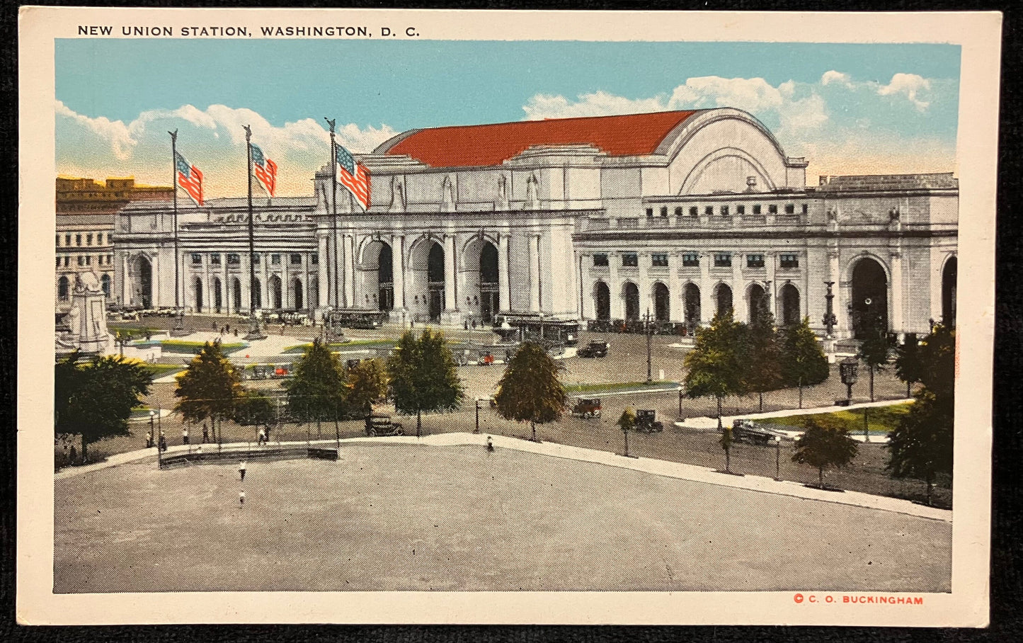 New Union Station, Washington, D. C. - Copright: CO Buckingham - Vintage 1915 Postcard