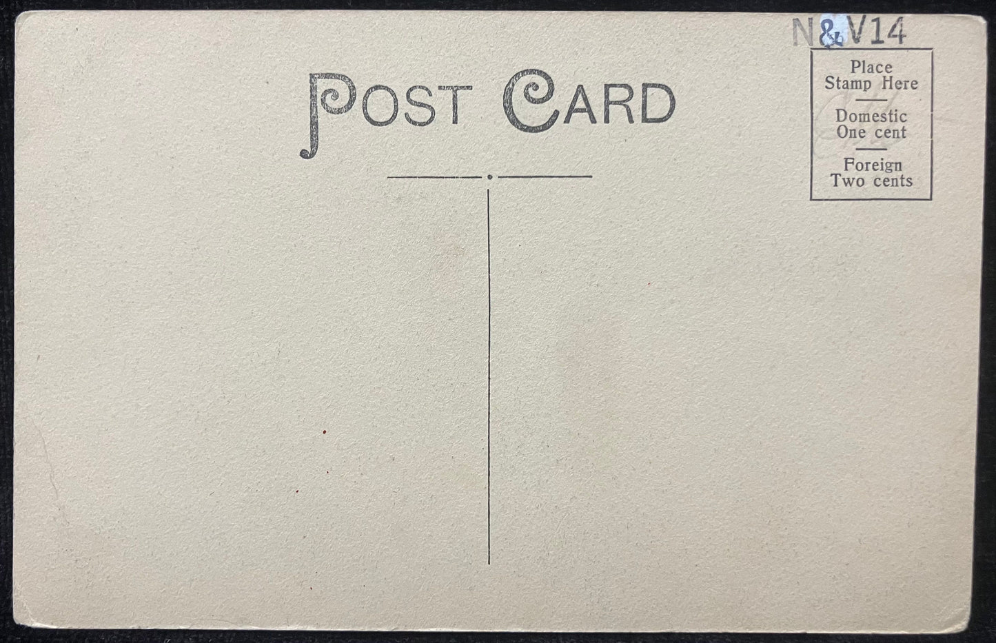 Down Stream view, Natural Bridge, Virginia, Height 215 ft. - Moore & Gibson Co., New-York. (Germany) - Vintage Postcard