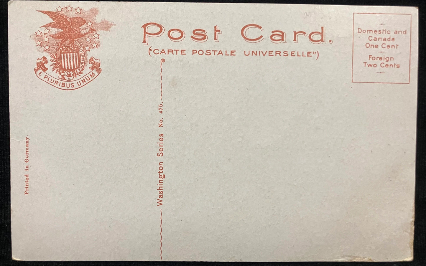 The New Catholic Cathedral, Seattle, Washington - Printed in Germany - Vintage Church Postcard