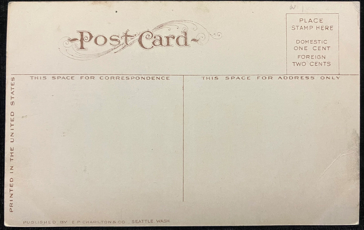 U. S. Court House, Custom House and Post Office, Seattle, Washington - Vintage Court House Postcard