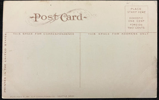 U. S. Court House, Custom House and Post Office, Seattle, Washington - Vintage Court House Postcard