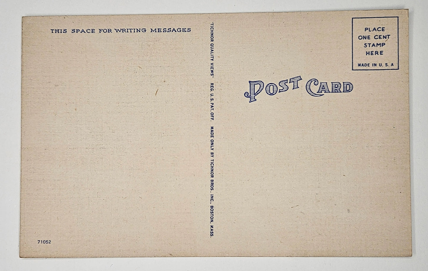 Naval Hospital Postcard Parris Island, South Carolina - Vintage Military Postcard