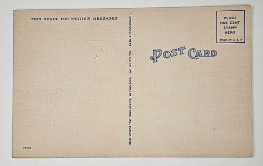 Naval Hospital Postcard Parris Island, South Carolina - Vintage Military Postcard