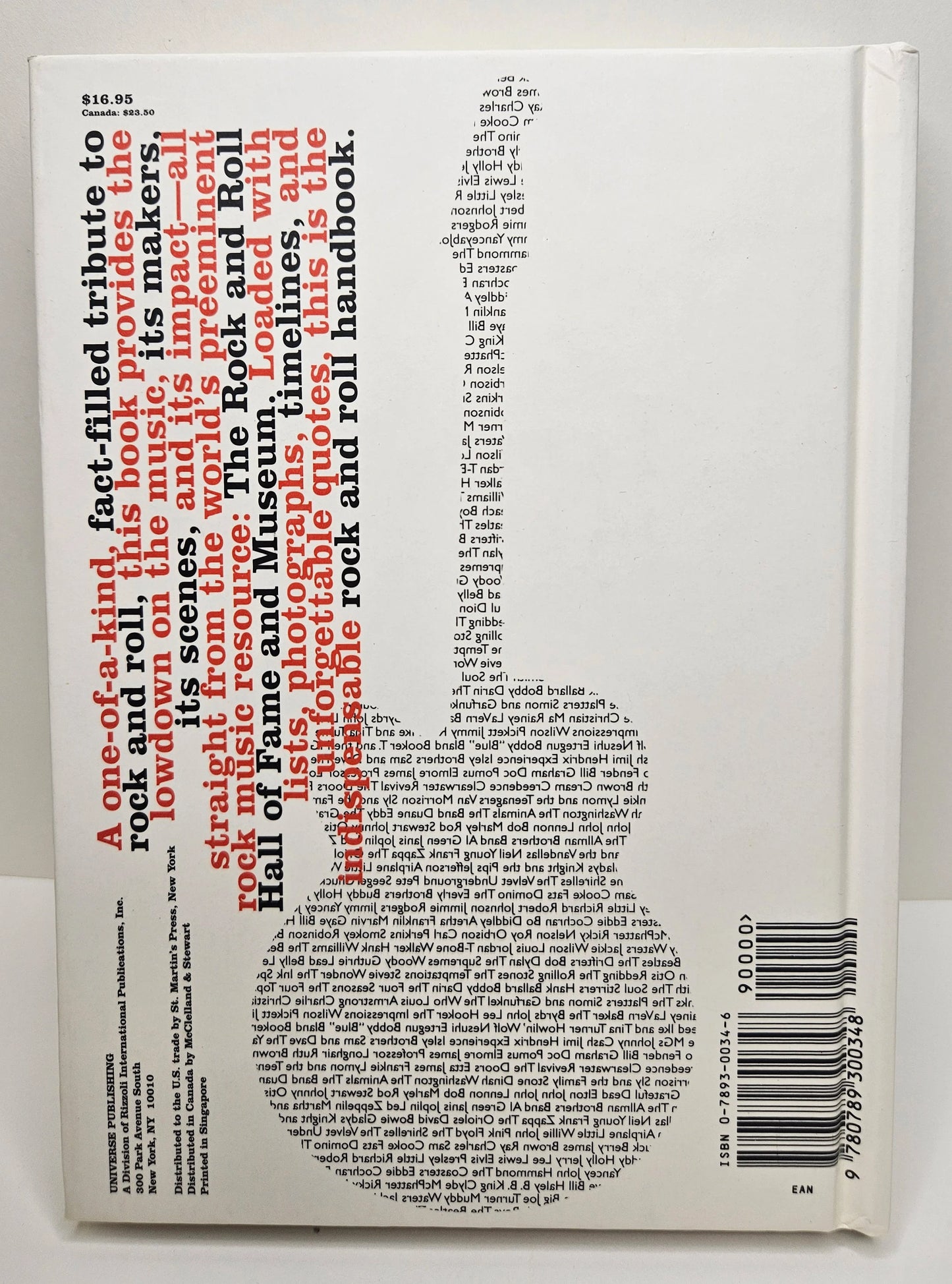 Rock Facts Rock And Roll Hall Of Fame And Museum Hardcover NEW Book