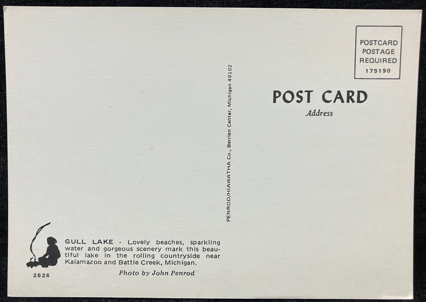 Gull Lake - Michigan - Photo: John Penrod - Vintage Lake Postcard