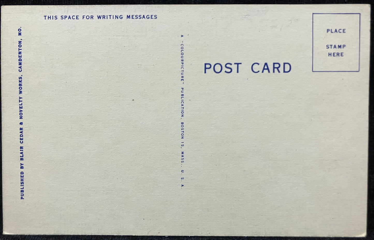 Camdenton, Missouri, On The Lake of The Ozarks - Linen Postcard