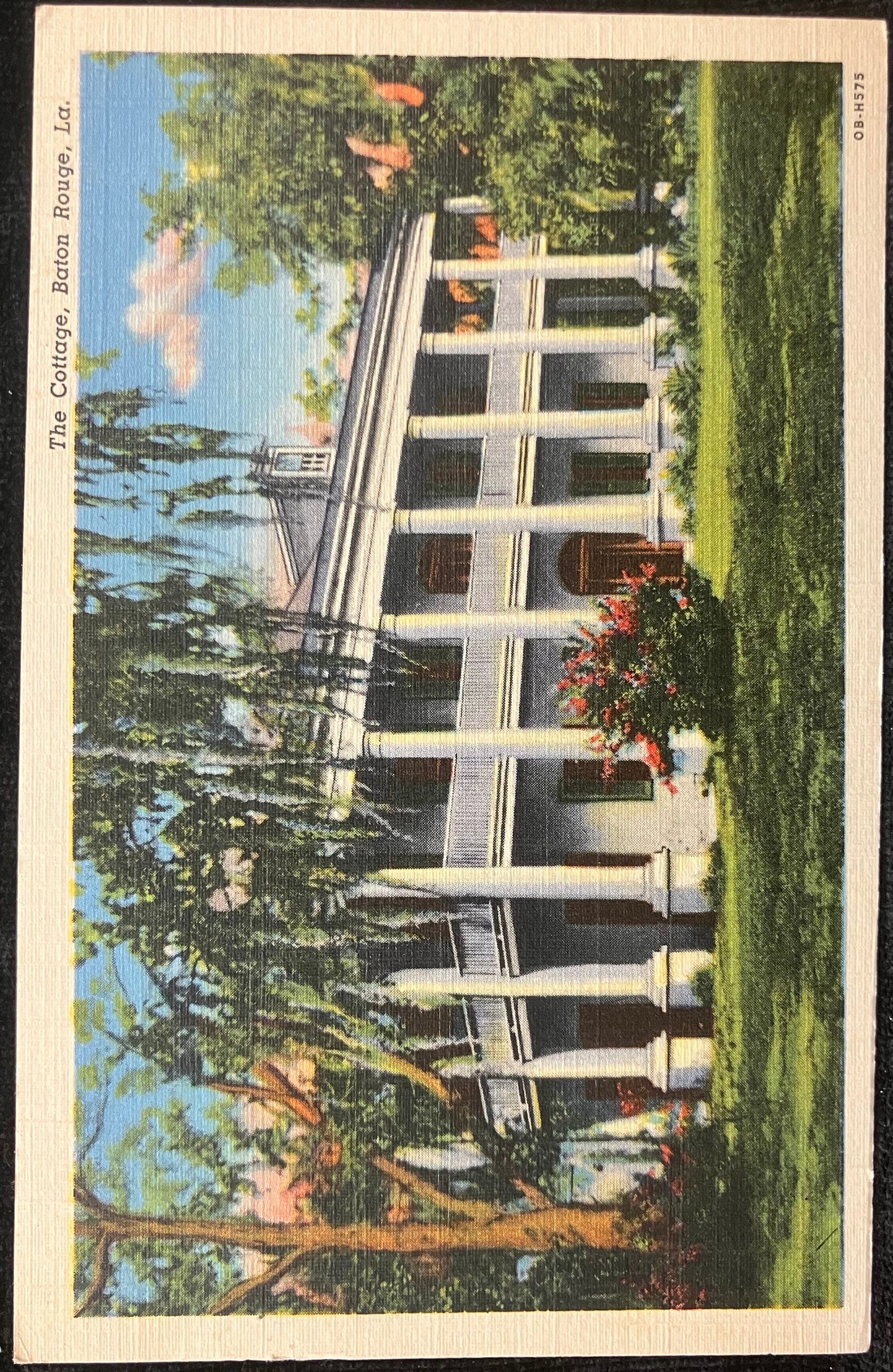 The Cottage, Baton Rouge, Louisiana - Vintage Postcard