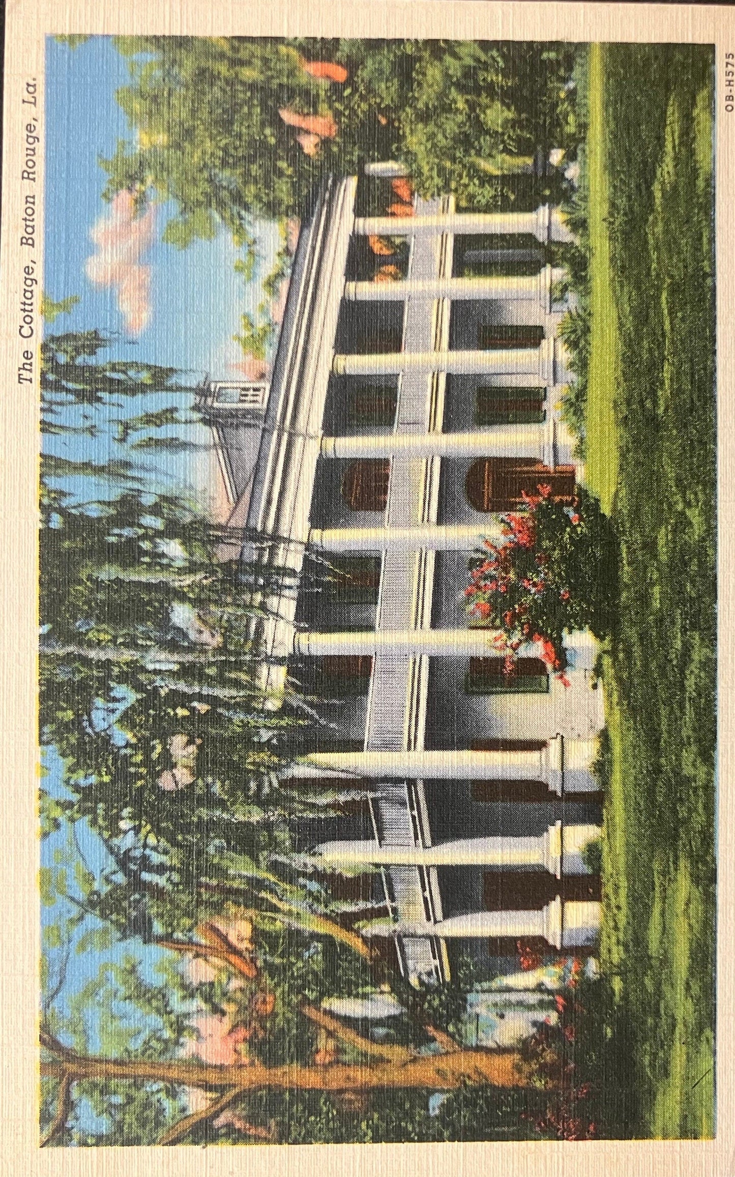 The Cottage, Baton Rouge, Louisiana - Vintage Postcard