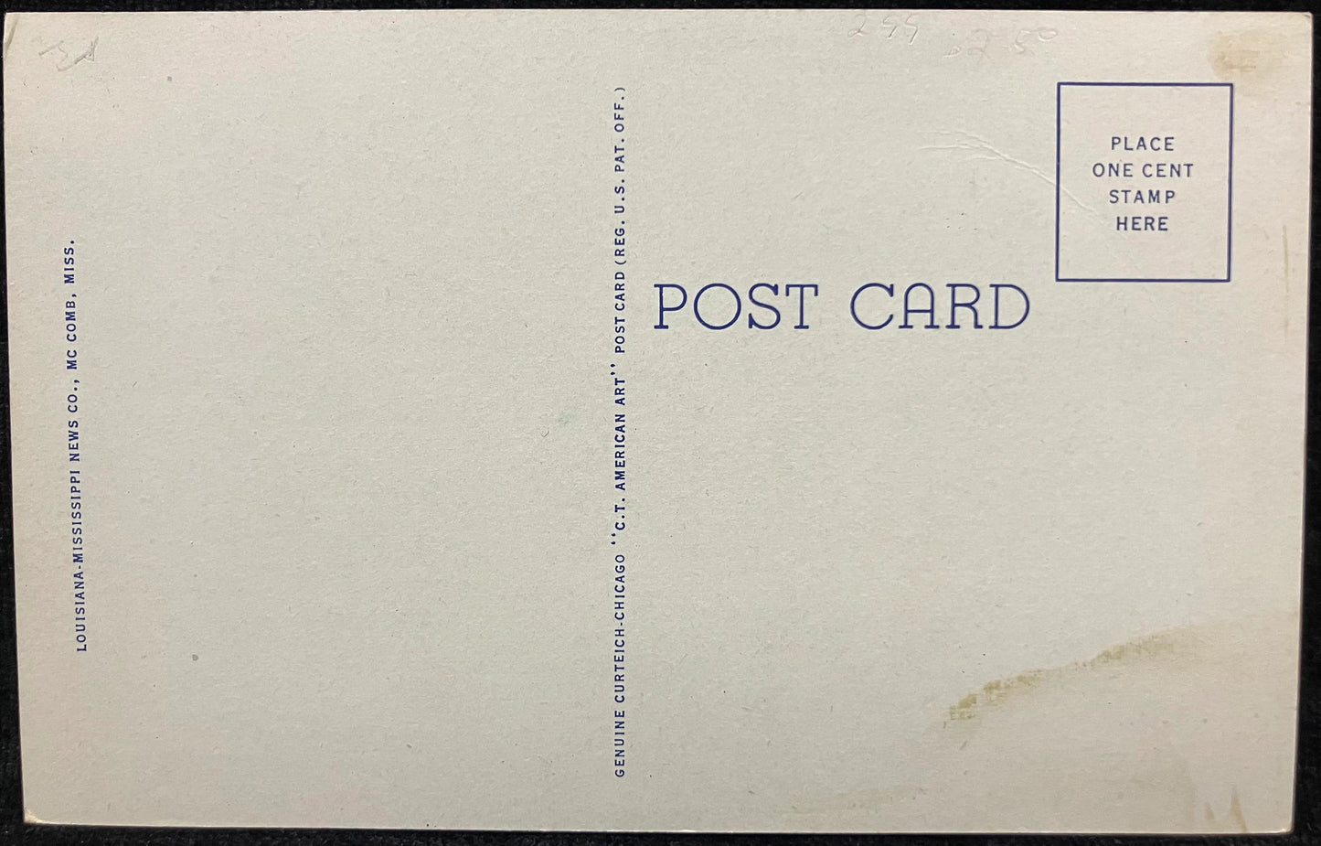 Methodist Church, McComb, Mississippi - Vintage Church Postcard
