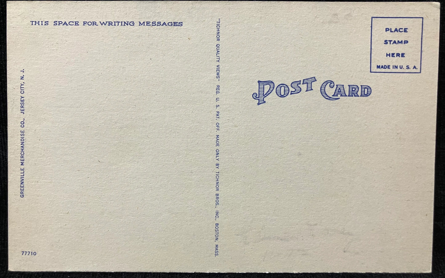 Medical Center, Jersey City, New Jersey - Vintage Hospital Postcard