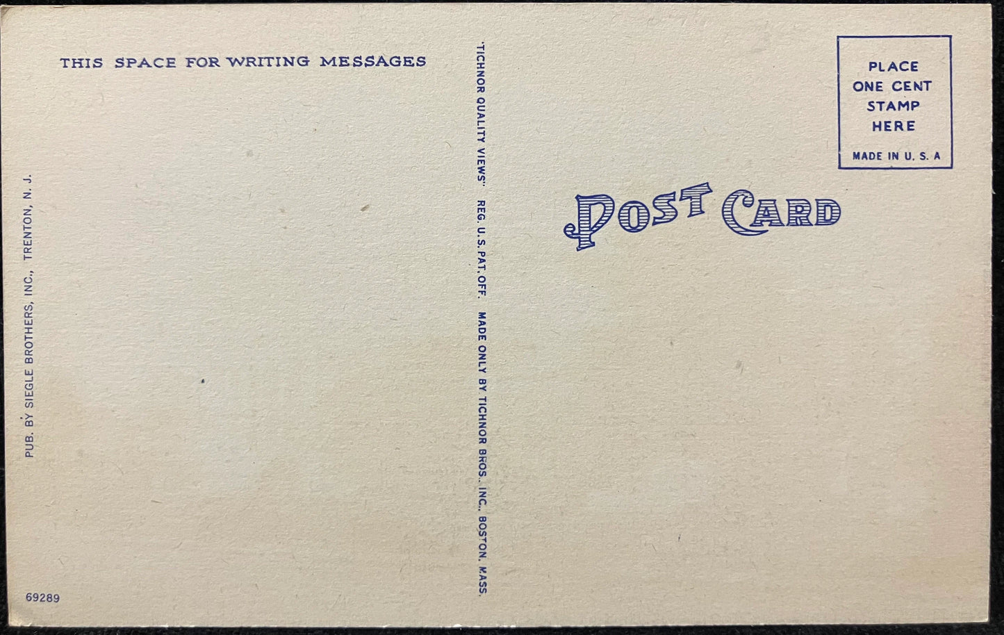 Trenton Central High School, Trenton, New Jersey - Vintage High School Postcard