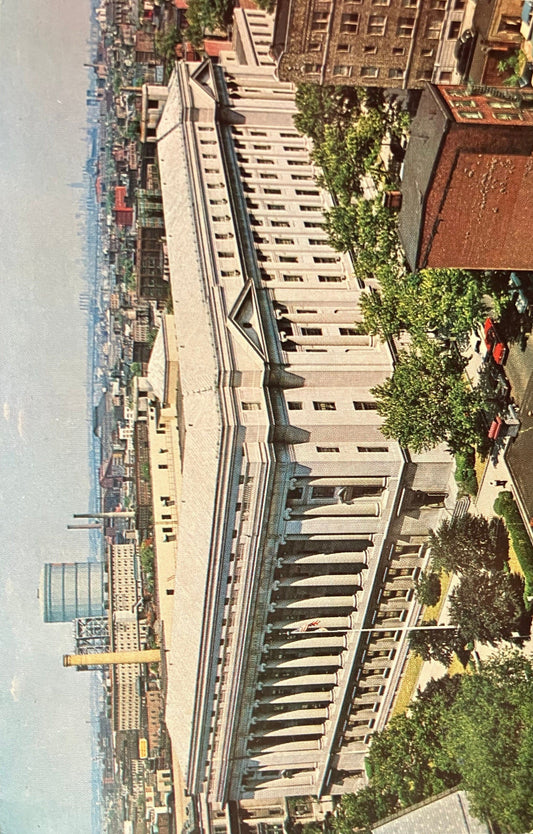 United States Post Office Newark, New Jersey - Vintage Post Office Postcard