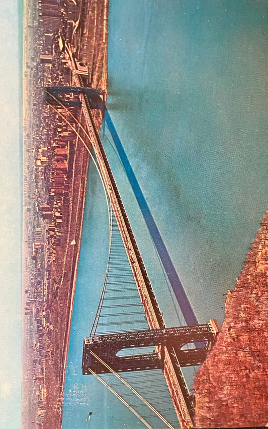 George Washington Bridge over the Hudson River New York, N. Y. - Photo by Don Ceppi - Vintage Bridge
