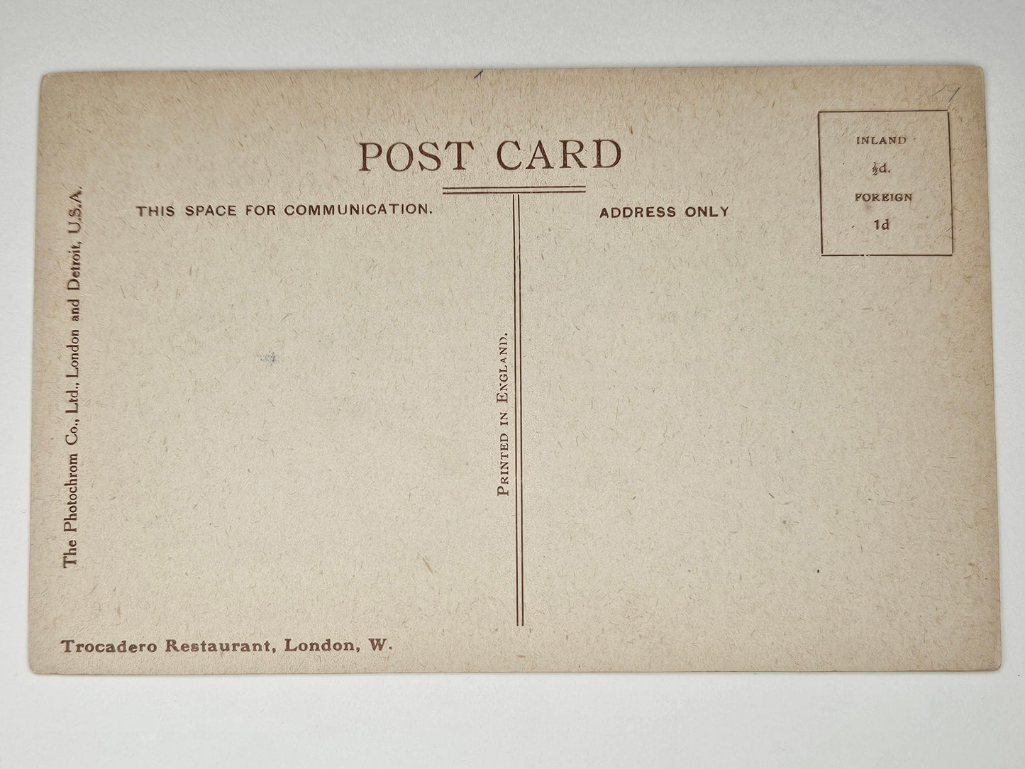 Trocadero Restaurant London - UK Postcard