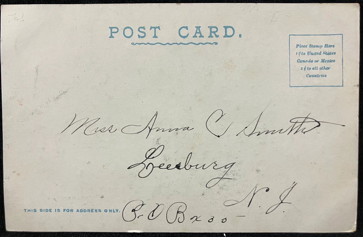 First Presbyterian Church, Millville, New Jersey - Vintage Church Postcard